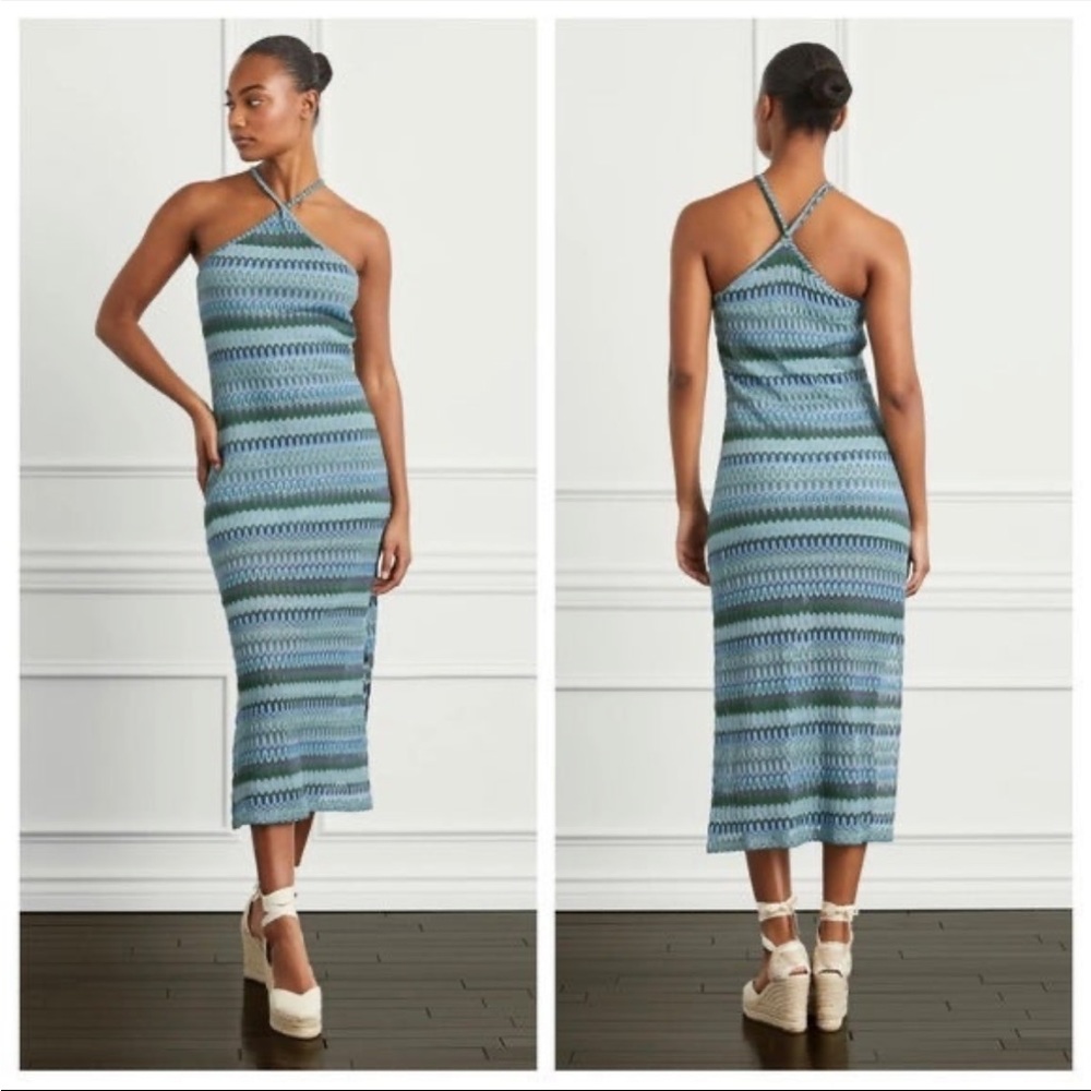 HILL HOUSE Leah Dress - Cool Multi Crochet M